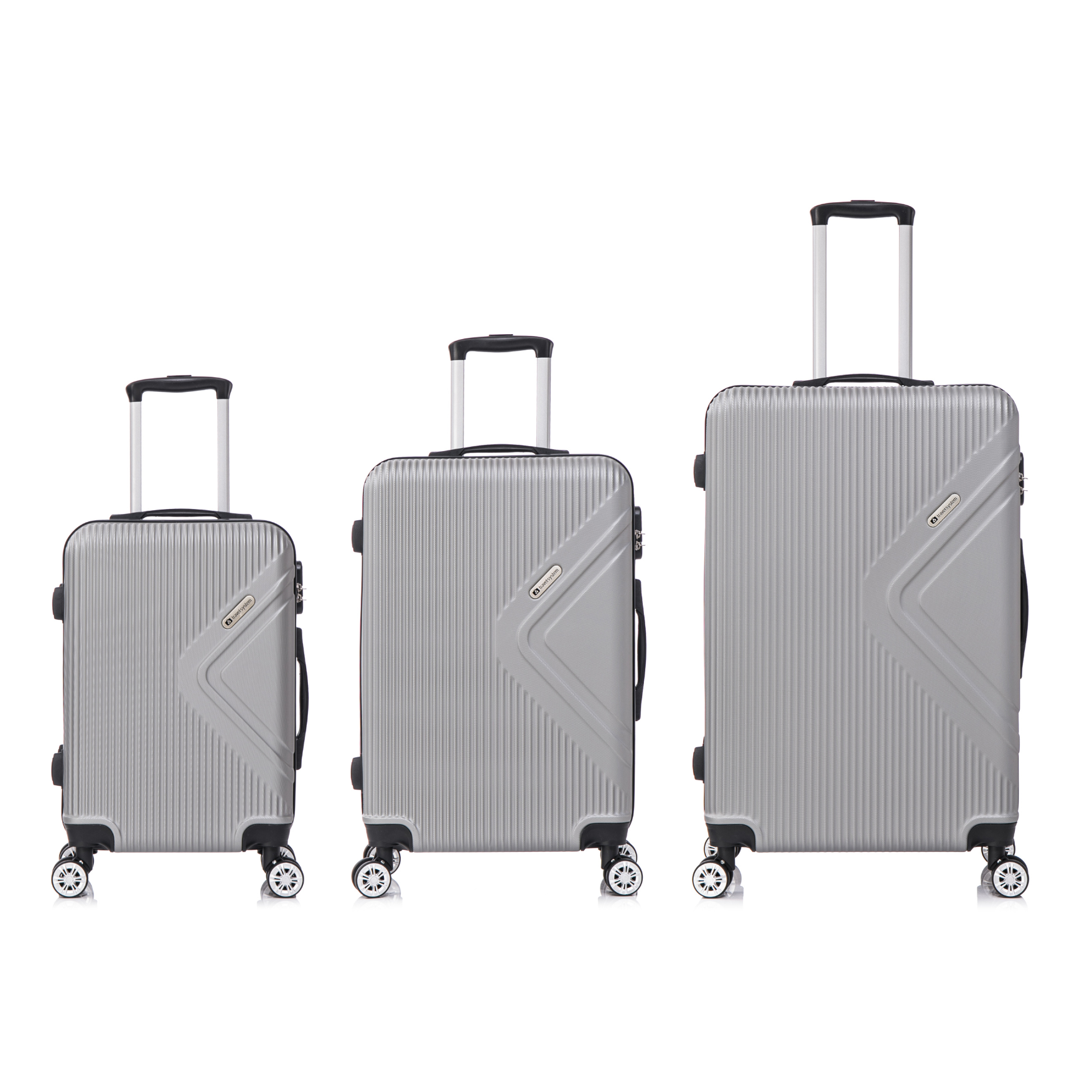 Luggage Set 3 pcs. W / Wheel - Grey