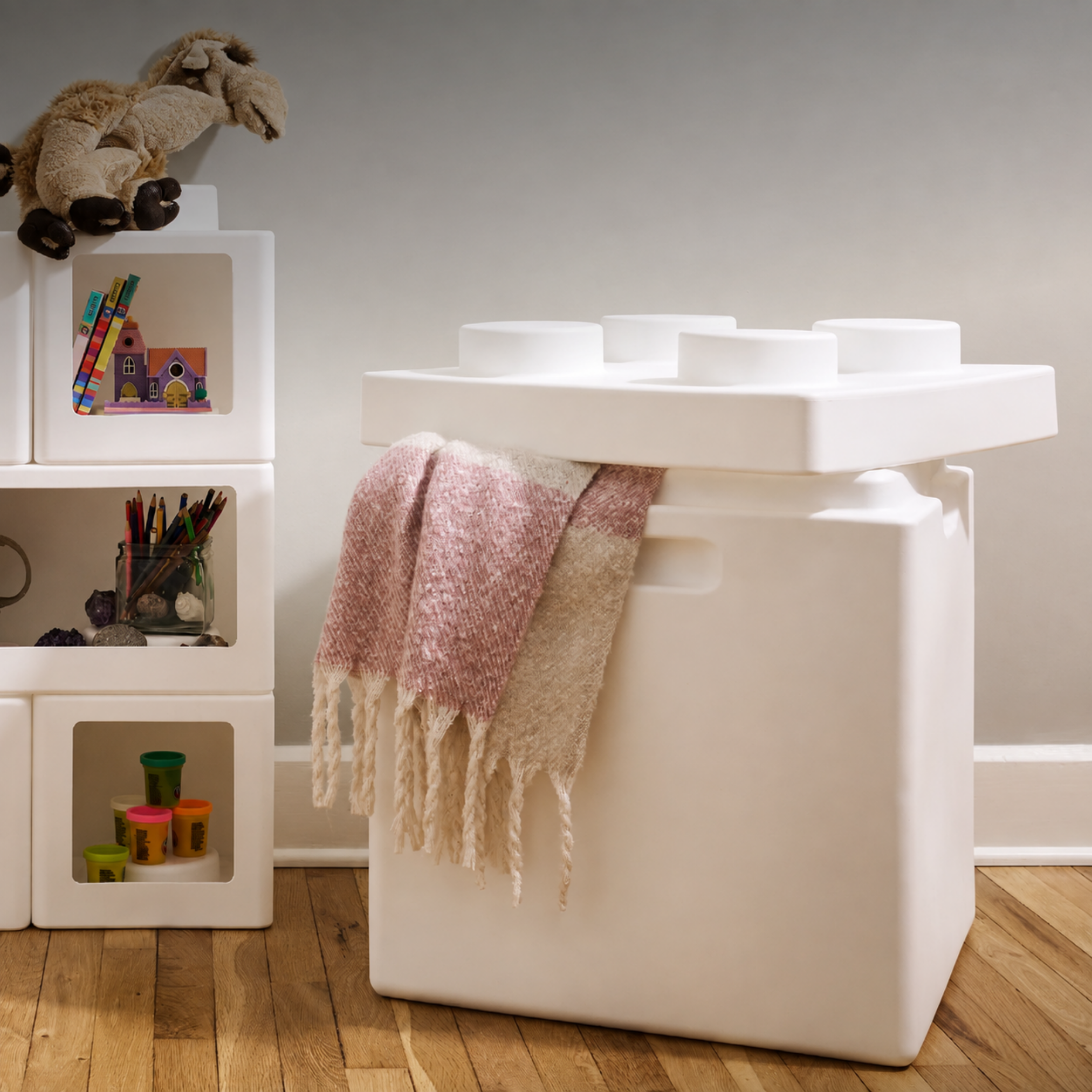 Step 2® Contemporary Builders Toy Box™ - White
