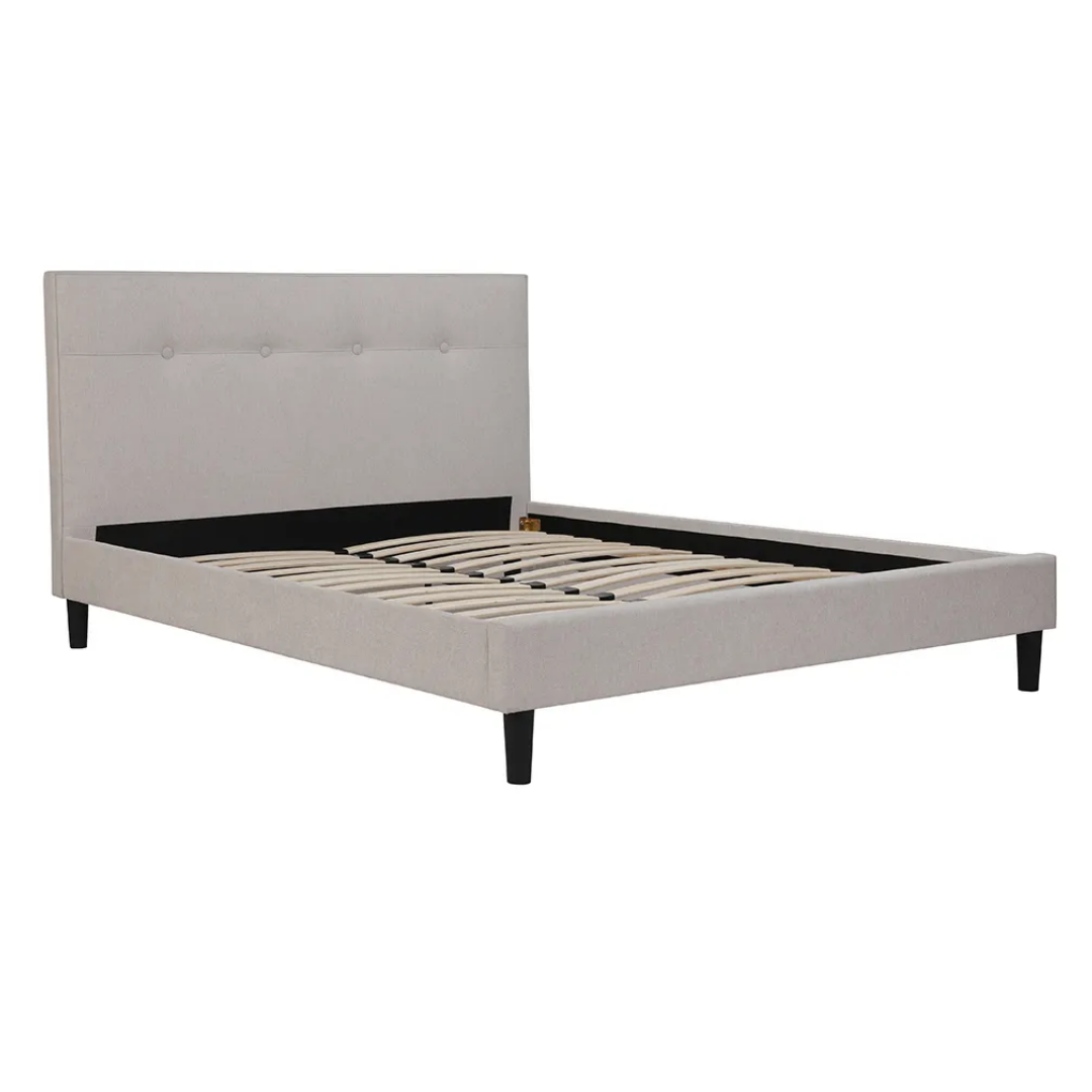 Queen Bed Justine - Beige