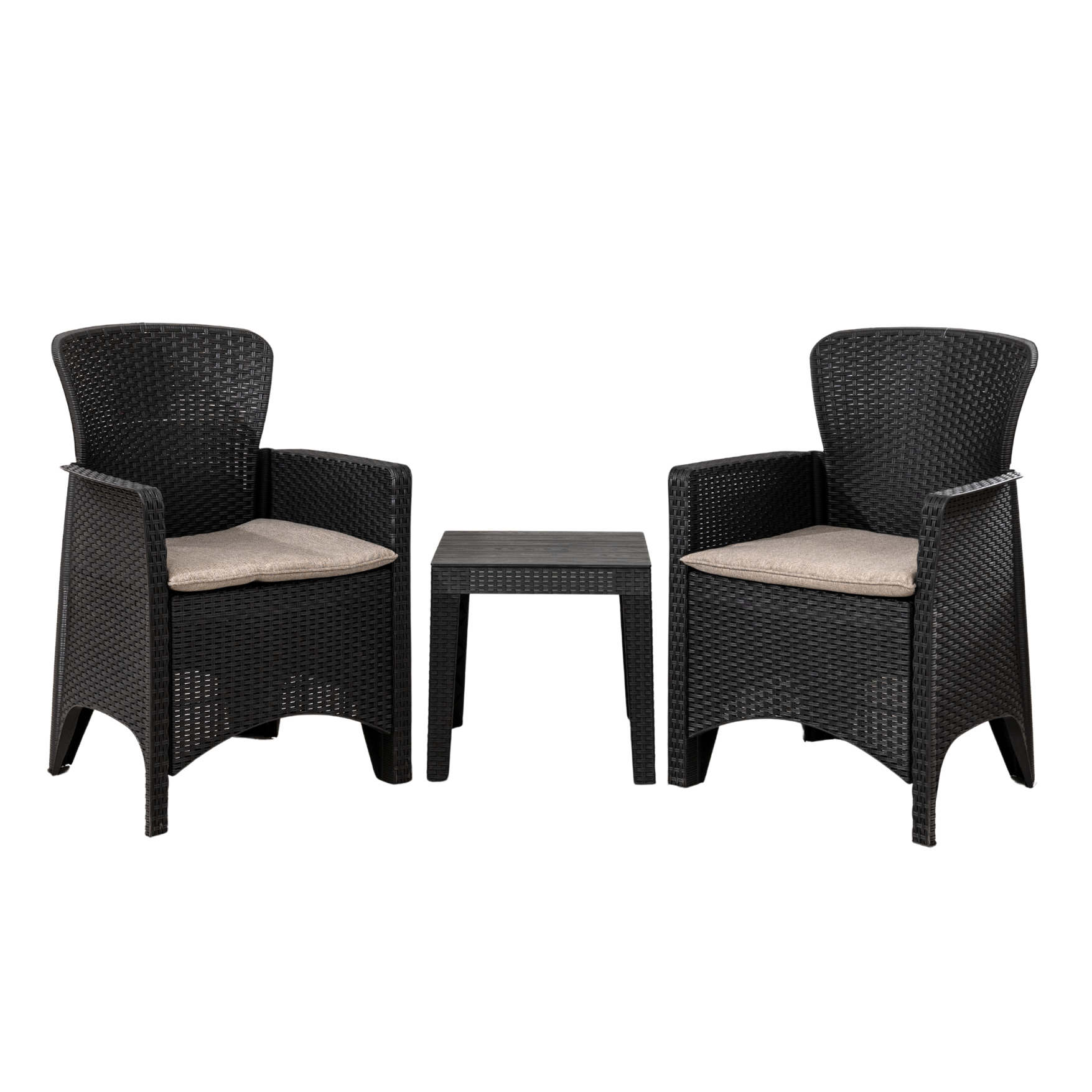 Vida Lounge Set - 3 pcs. (Black)