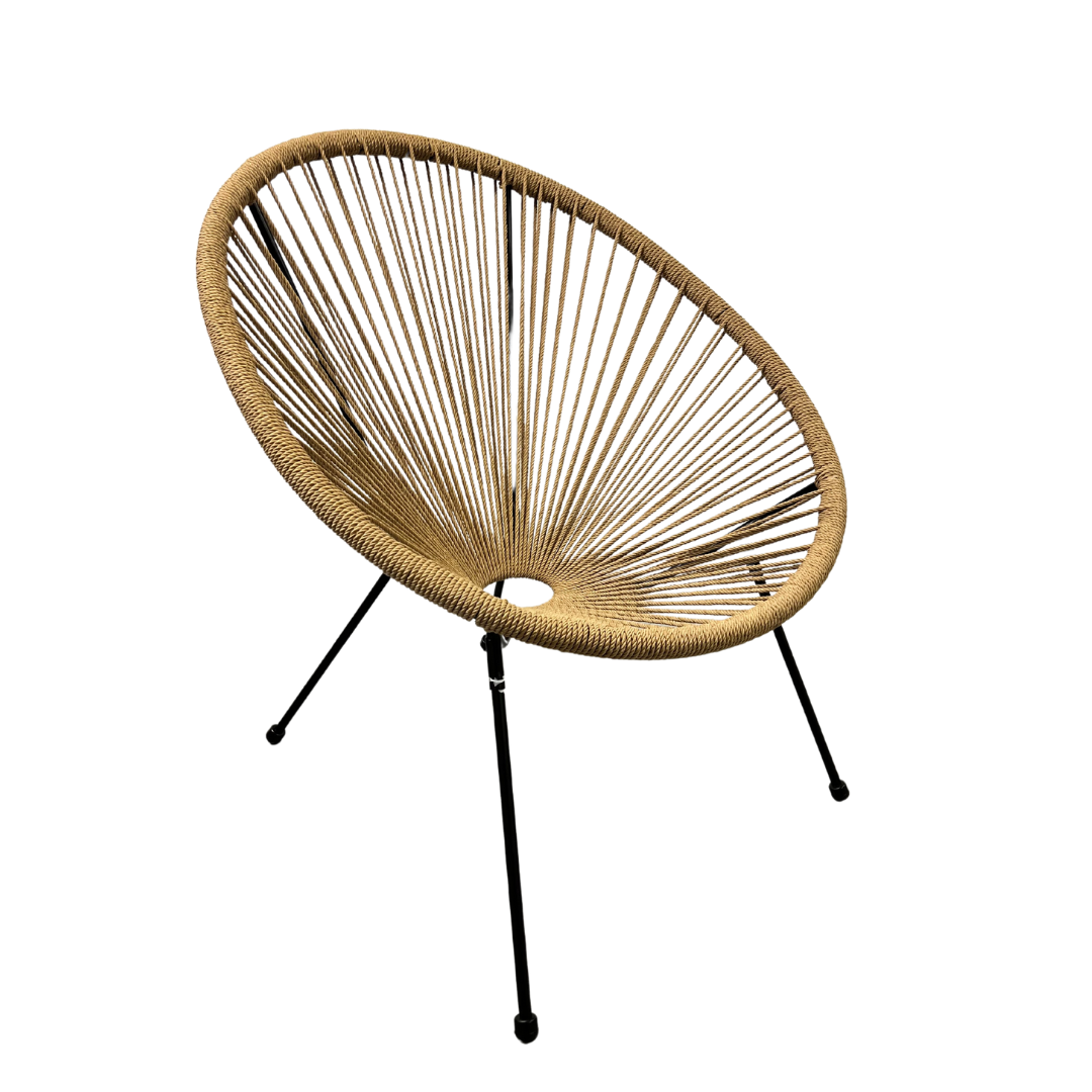 Acapulco Steel Rattan Chair - Rope