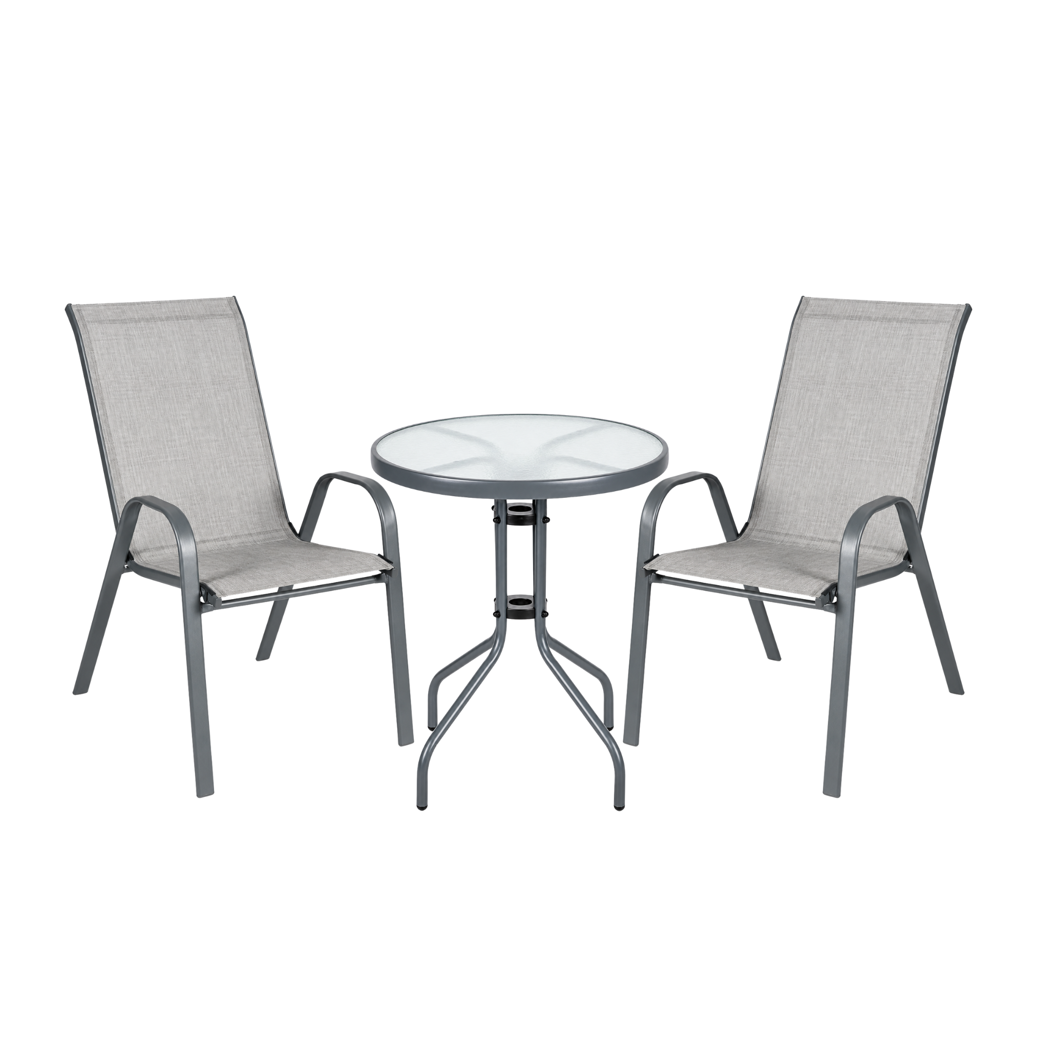 Santiago Bistro Set - Gray