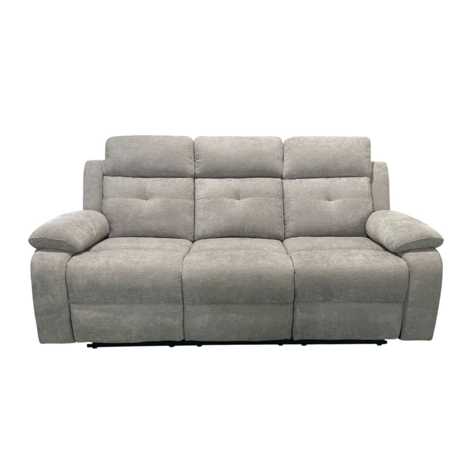 Sorbe 3-Seater Recliner Sofa - Gray