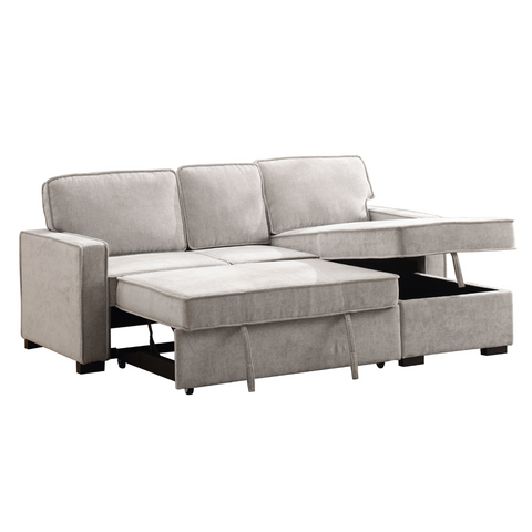 Leticia Sectional Corner Sofabed - Beige