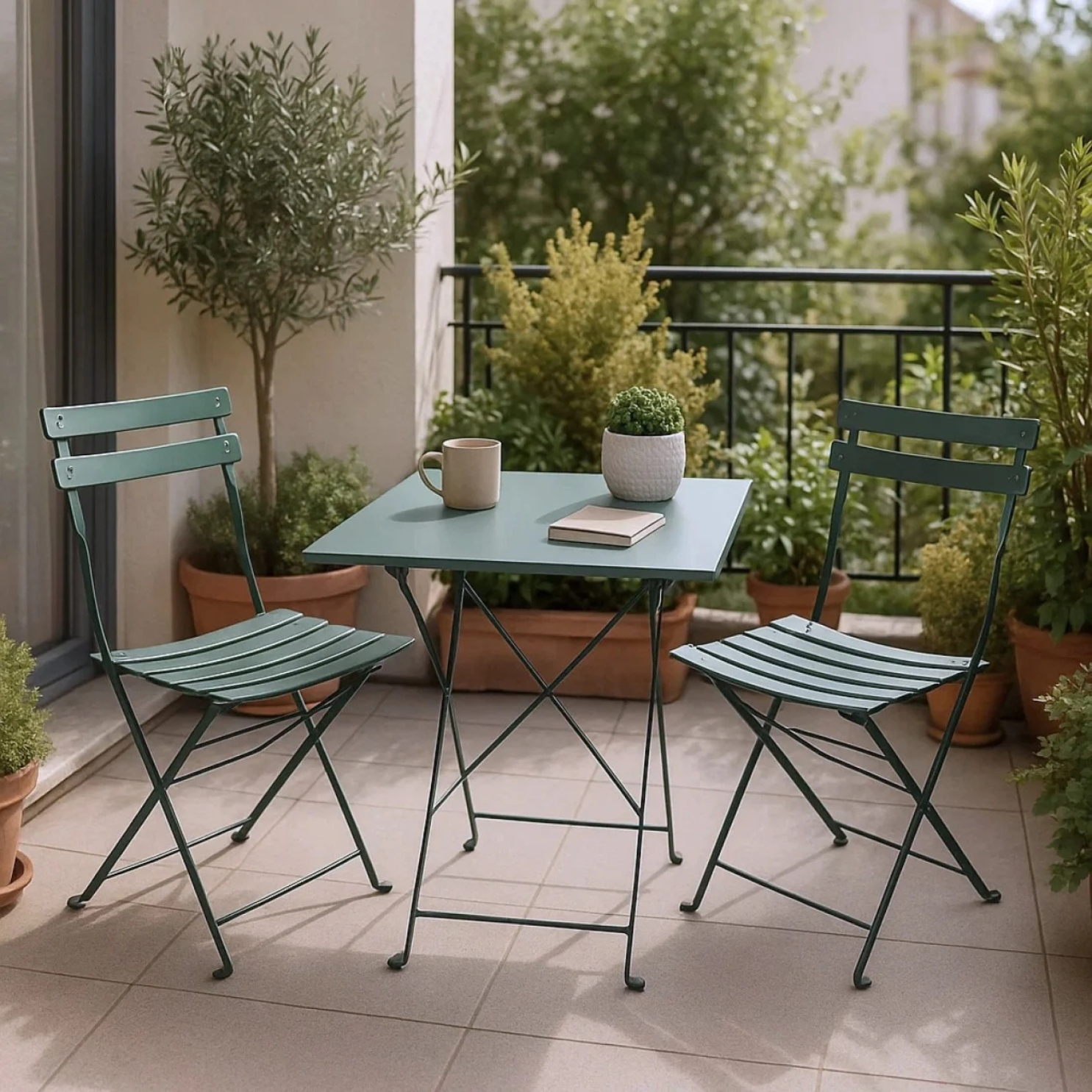 Zeleni Bistro Set - 3 pcs. (Green)