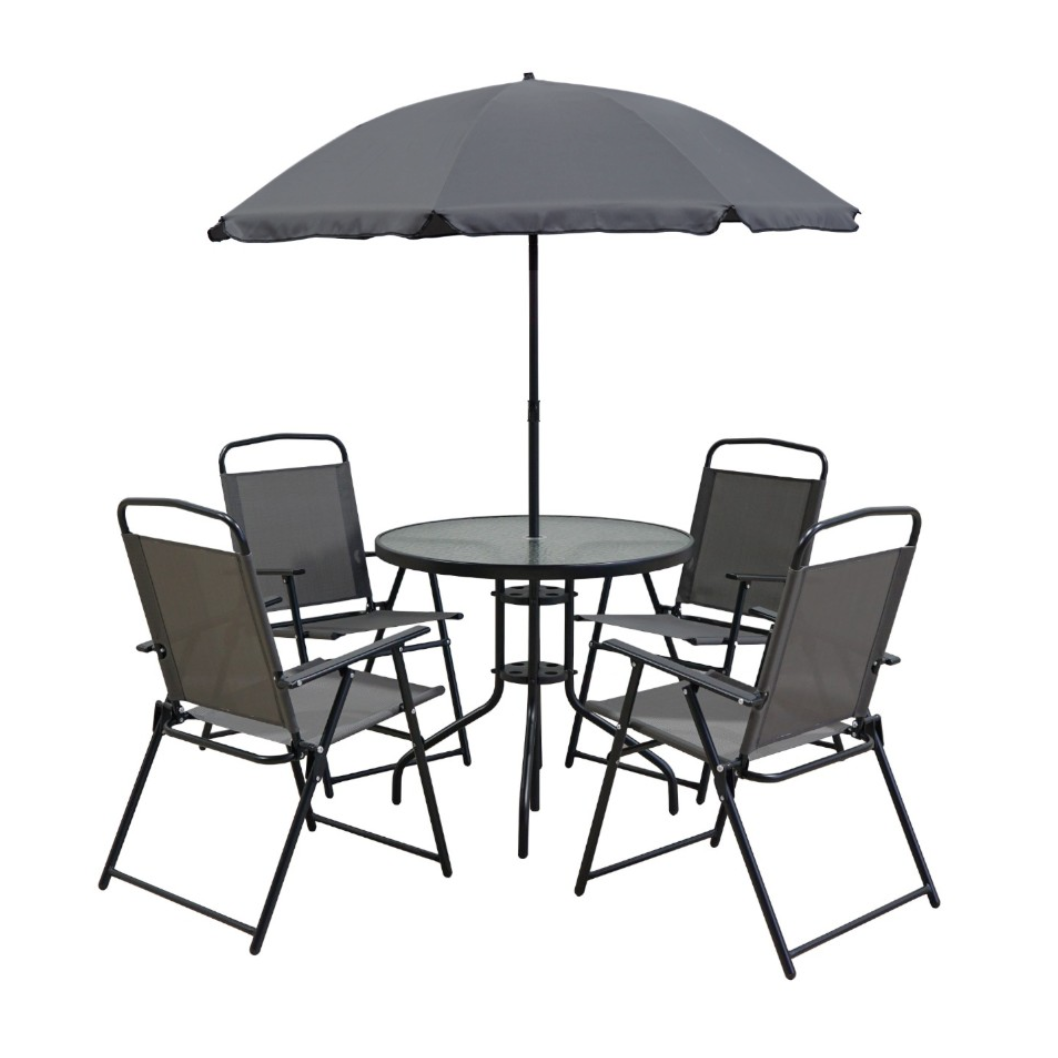 Blondy Patio Set - 6 pcs. (Gray)