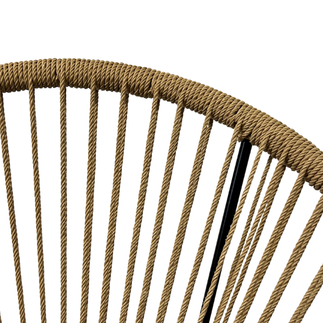 Acapulco Steel Rattan Chair - Rope