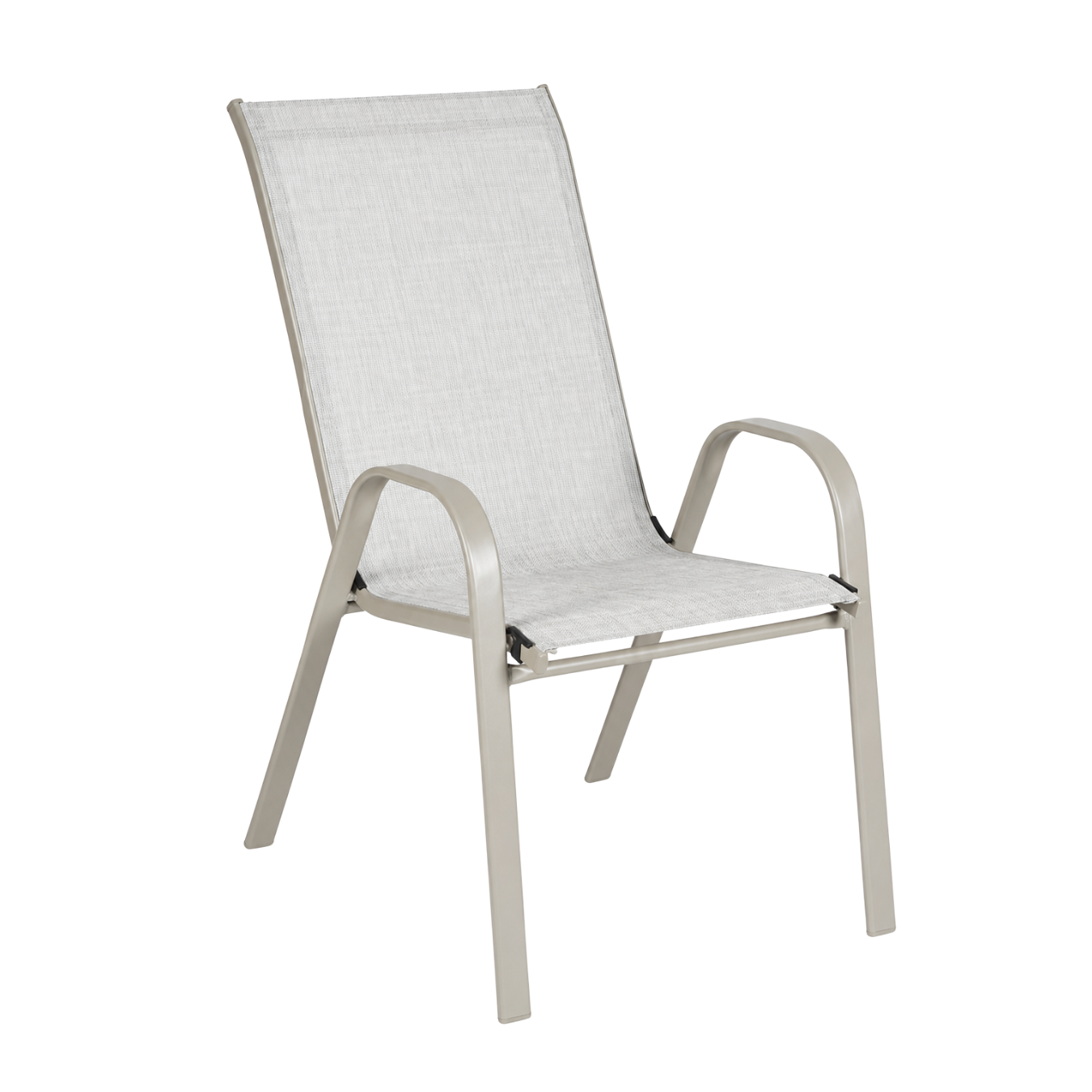 Santiago Patio Set - Light Grey (Beige Frame)