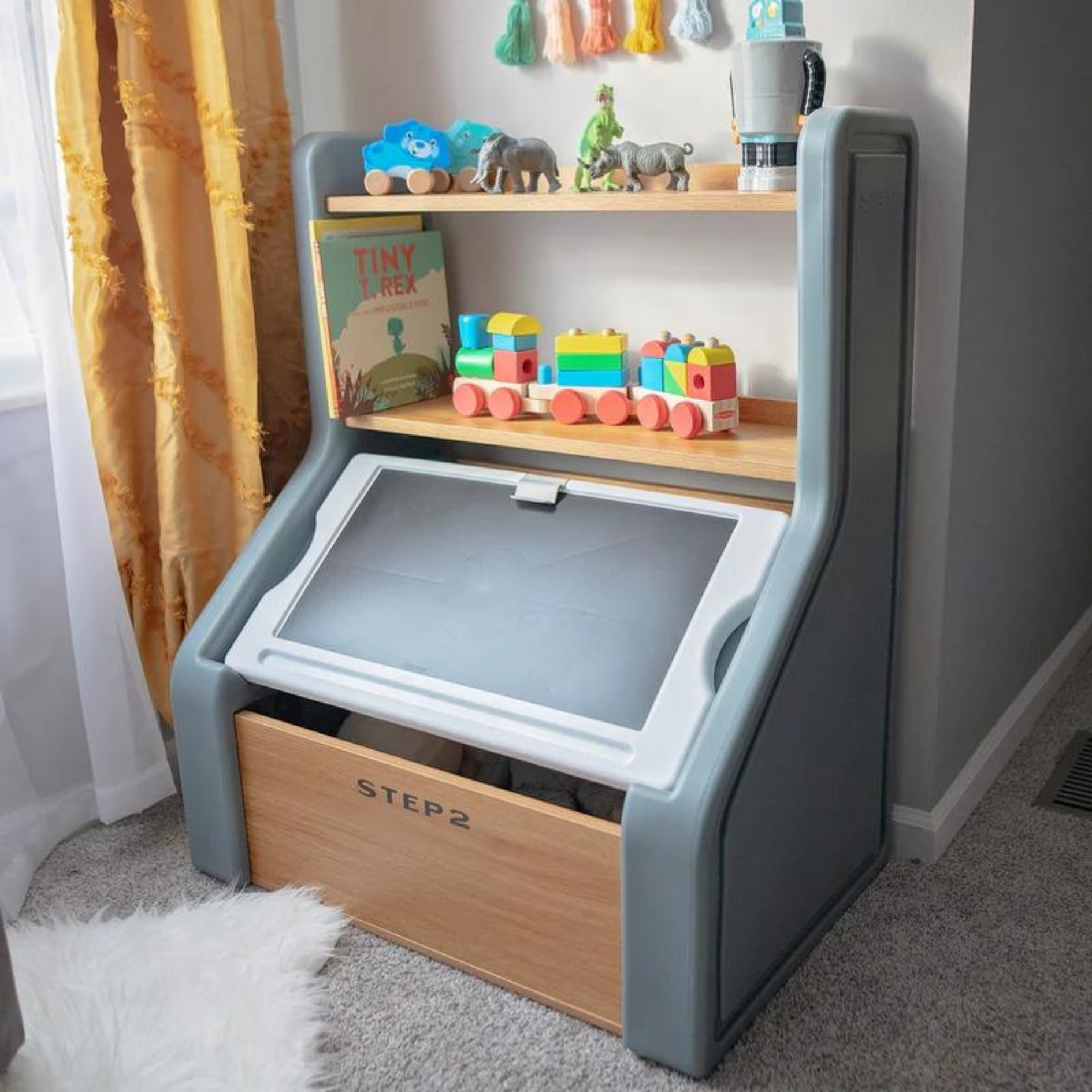 Step 2® Harmony Toy Storage Box - Grey