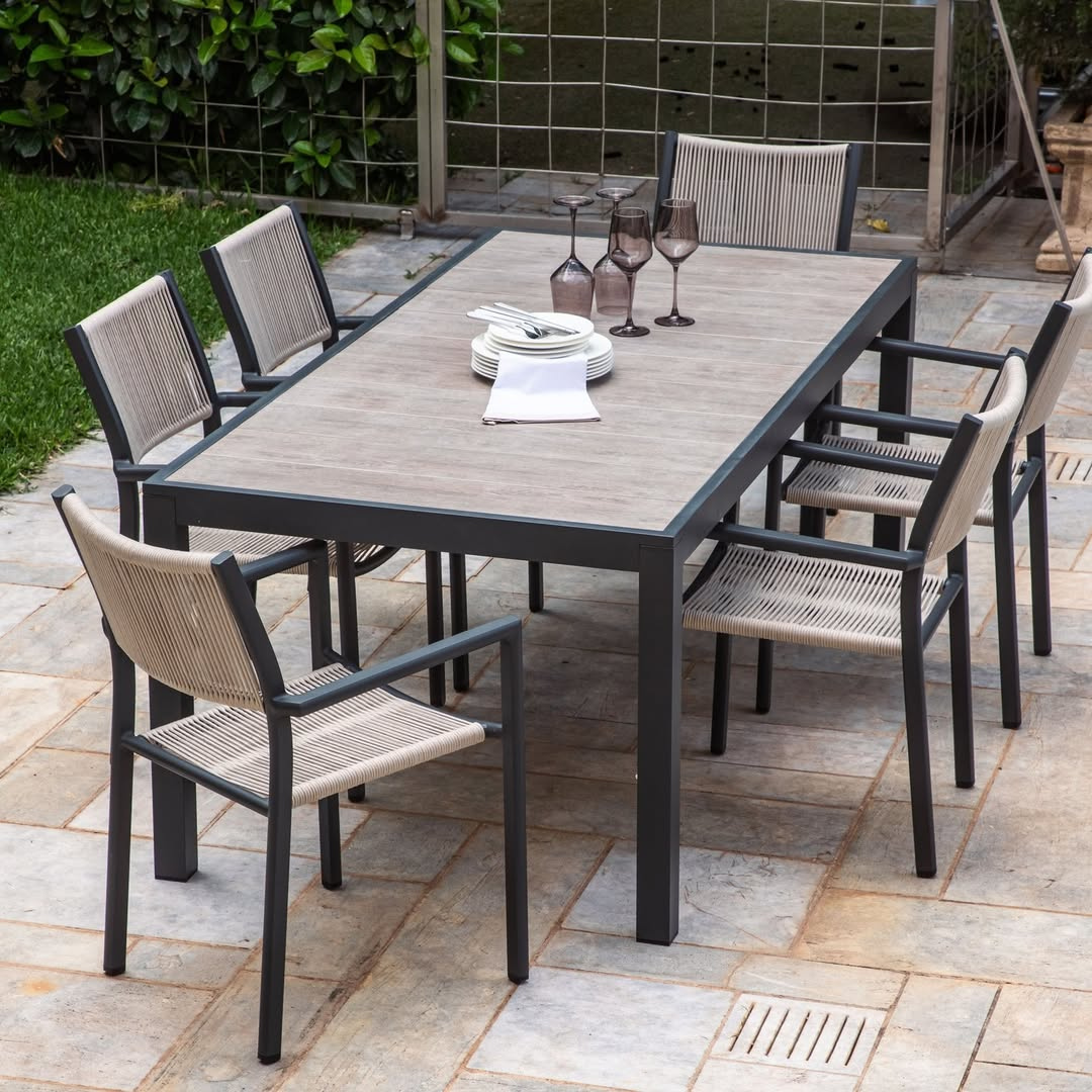 Mataram Dining Set - 7 pcs