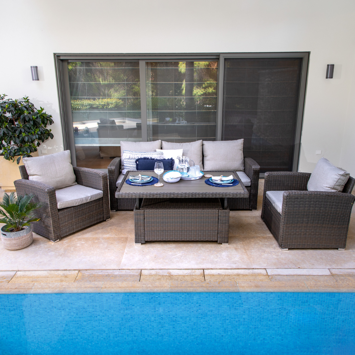 Bjerka Patio Set - 4 pcs.