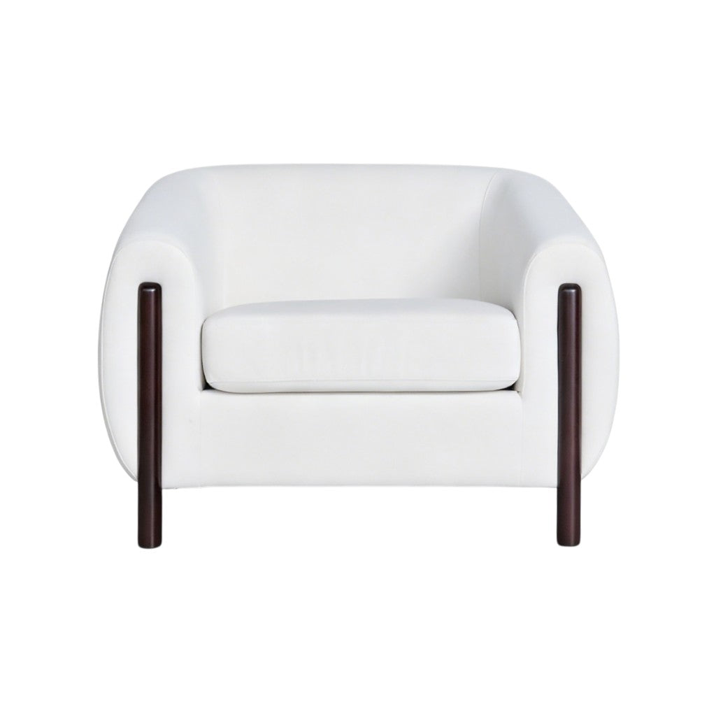 Pestura Single Sofa - White