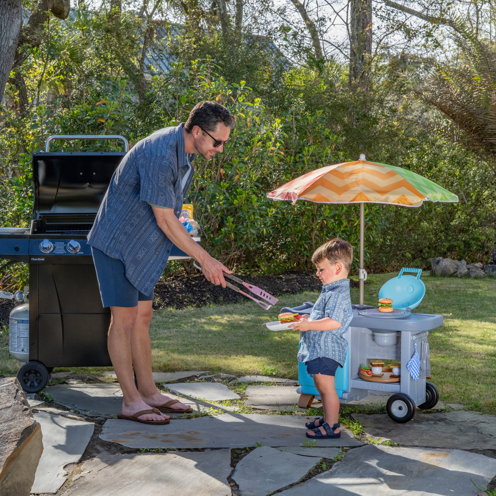 Step 2® Grill & Go BBQ Cart with Lights and Sounds™