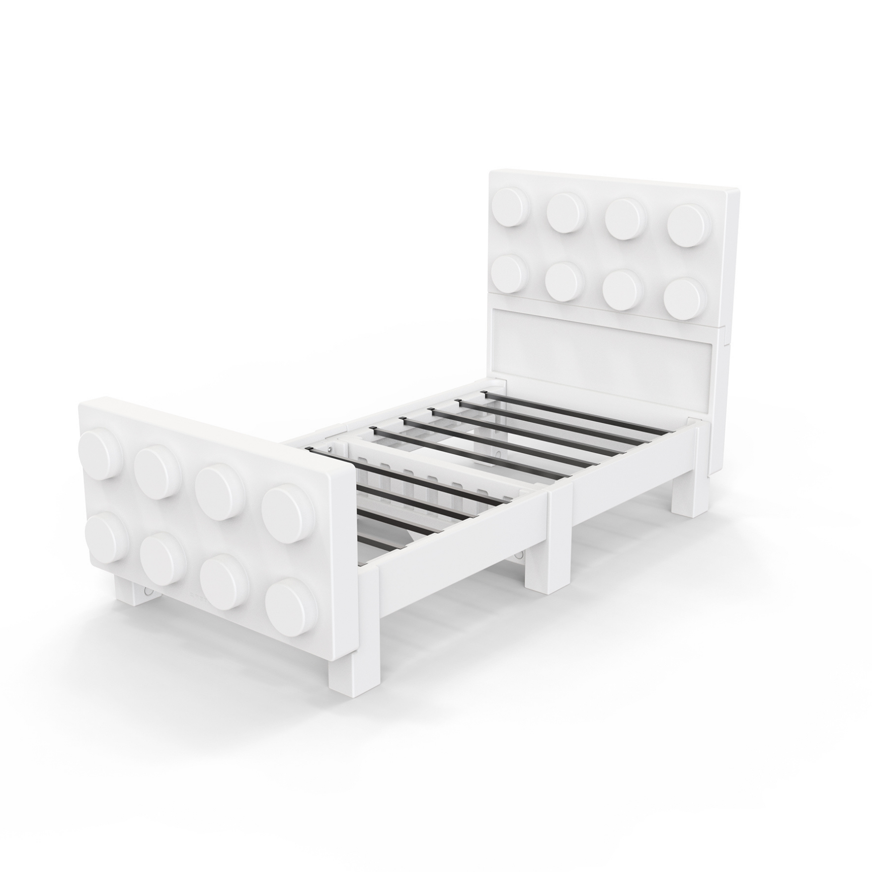 Step 2® Contemporary Builders Twin Bed™ - White