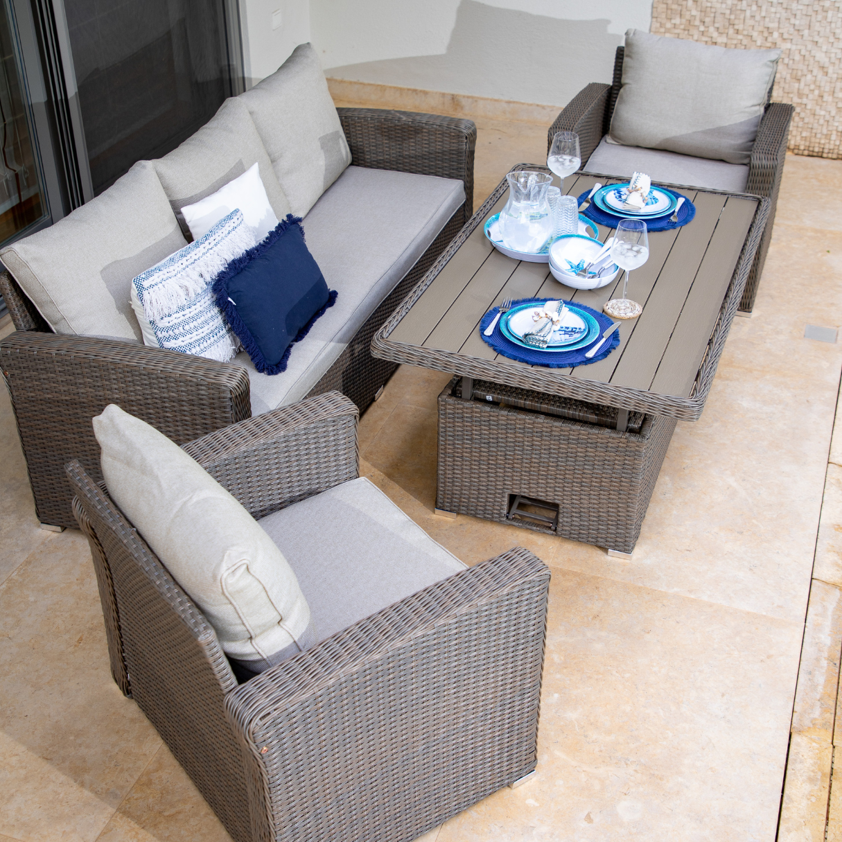 Bjerka Patio Set - 4 pcs.