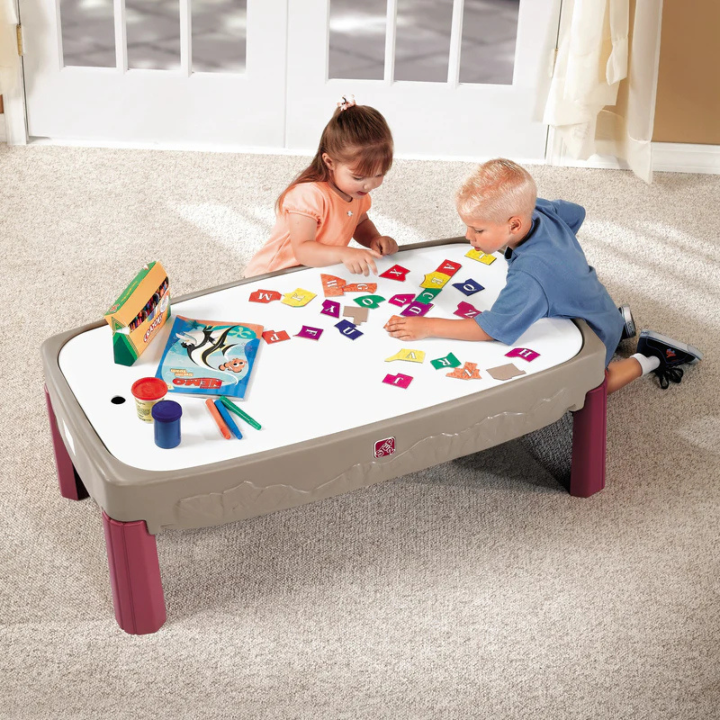 Step 2® Deluxe Canyon Road Train & Track Table