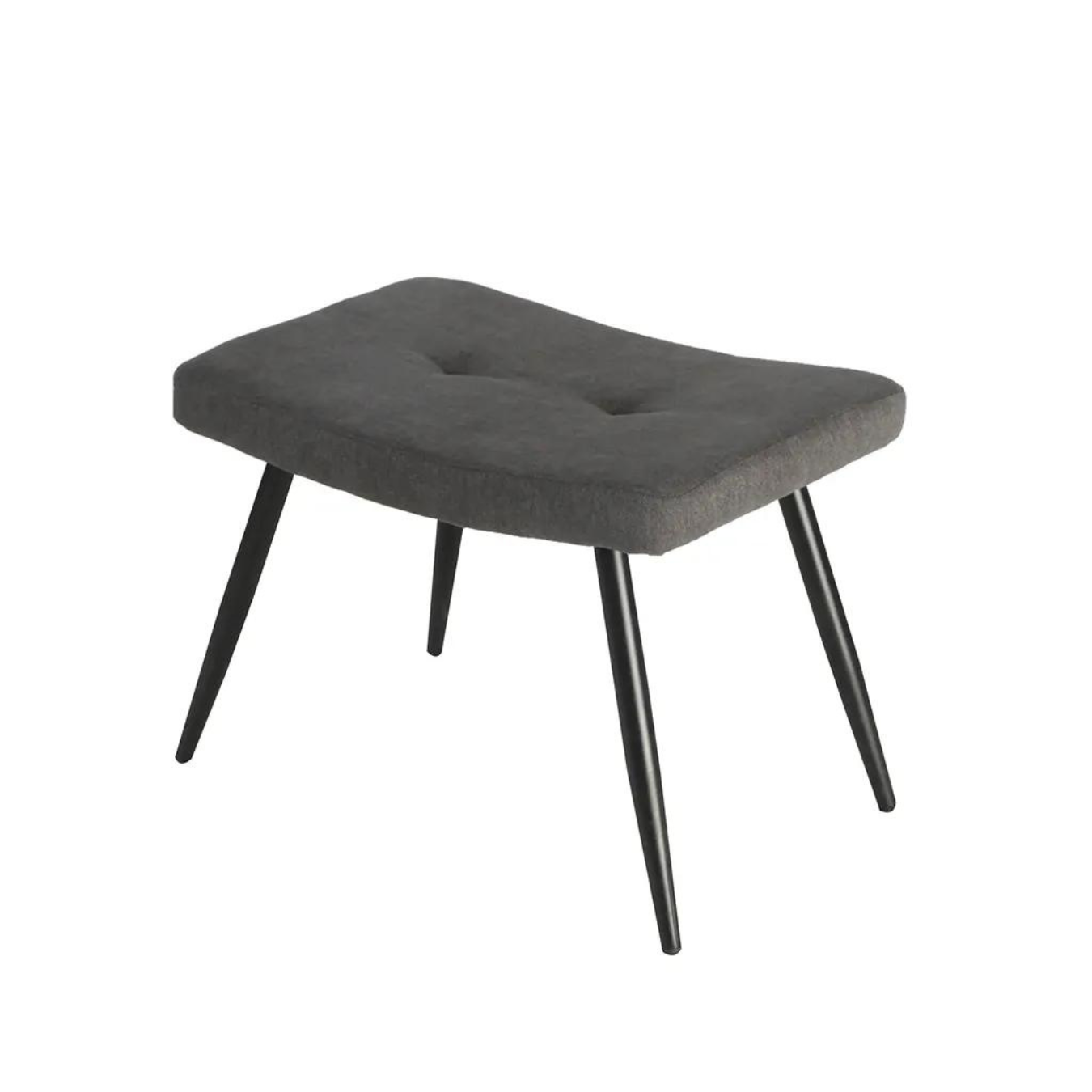 Bethany Armchair Set + Footrest - Dark Grey