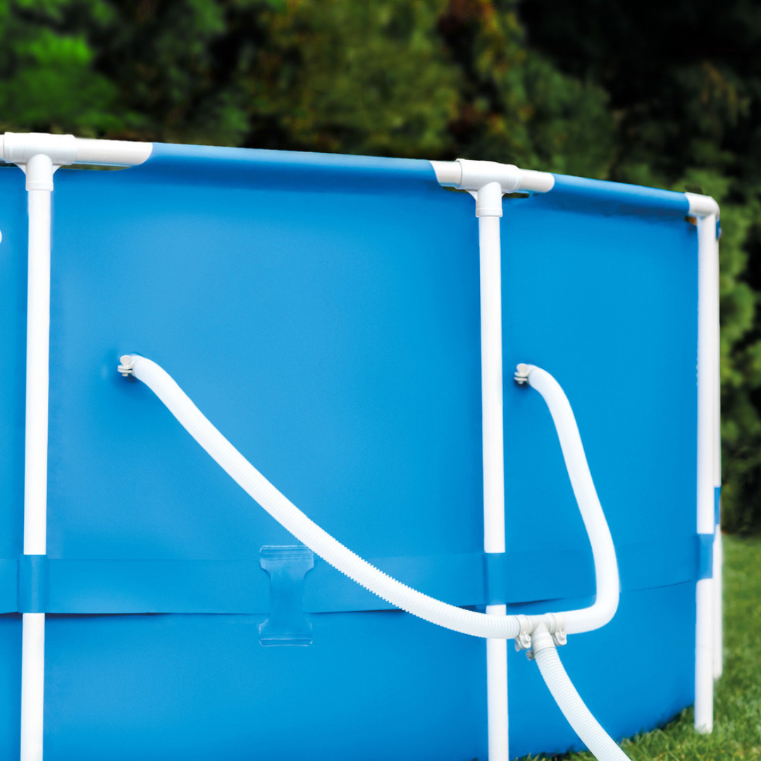Intex - Metal Frame Pool (10FT X 30IN) w/ Filter Pump