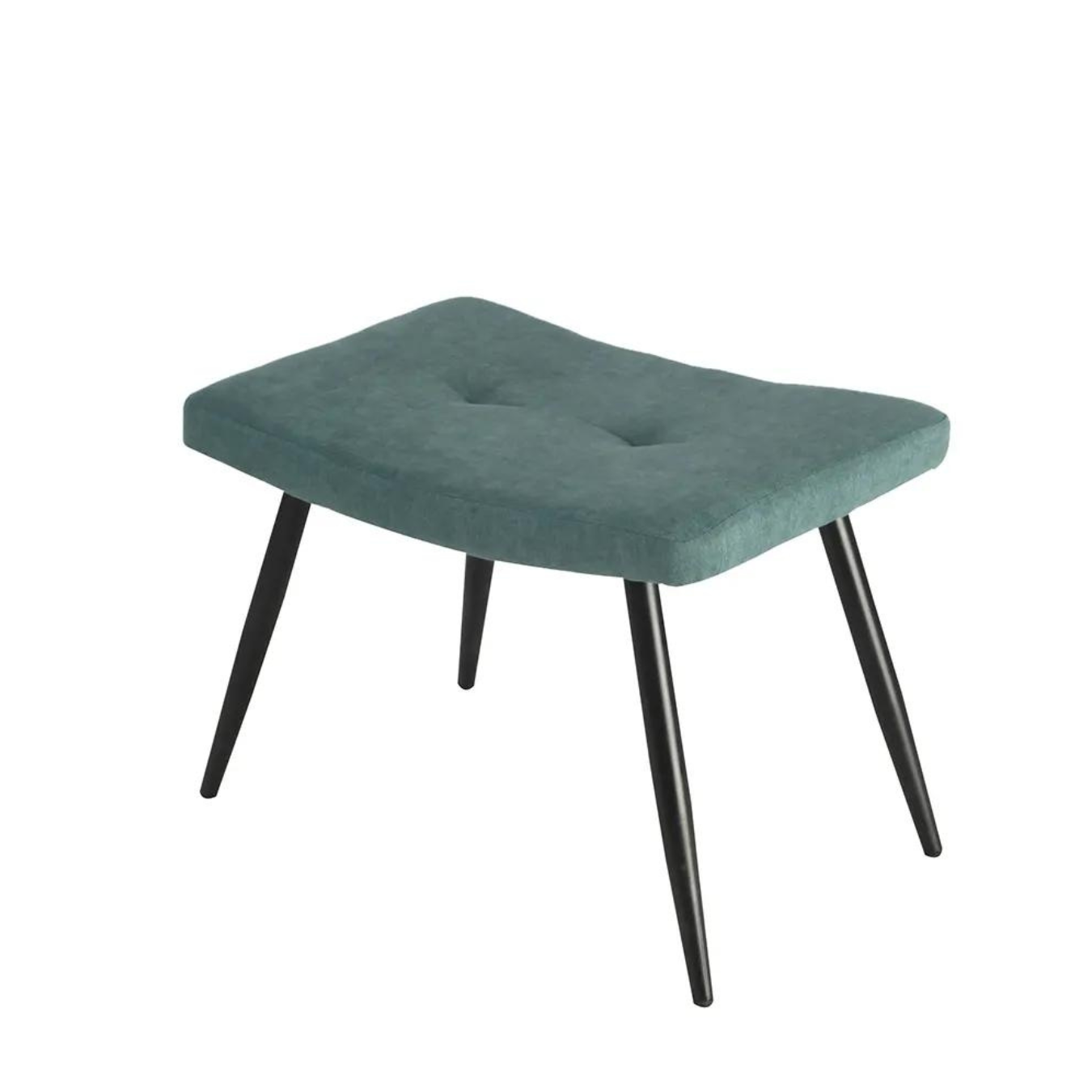 Bethany Armchair Set + Footrest - Blue/Green