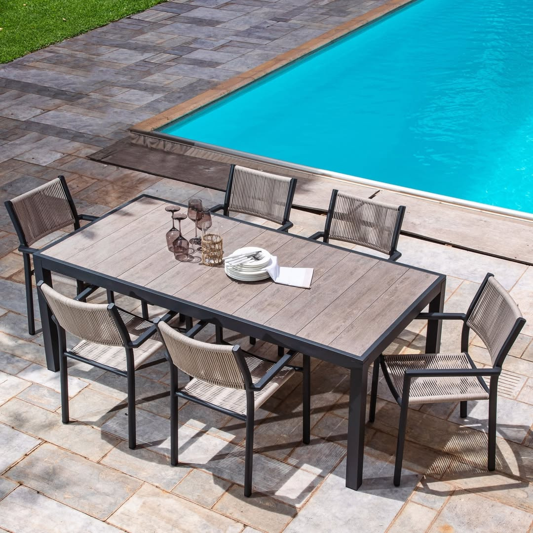Mataram Dining Set - 7 pcs