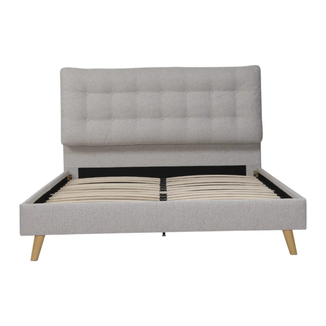 Queen Bed Jiasmin - Beige