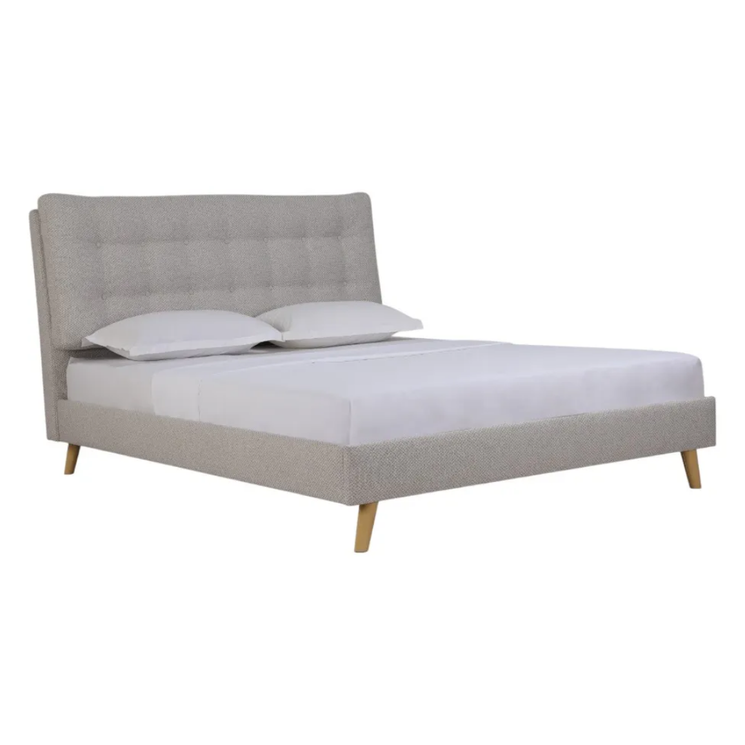 Queen Bed Jiasmin - Beige