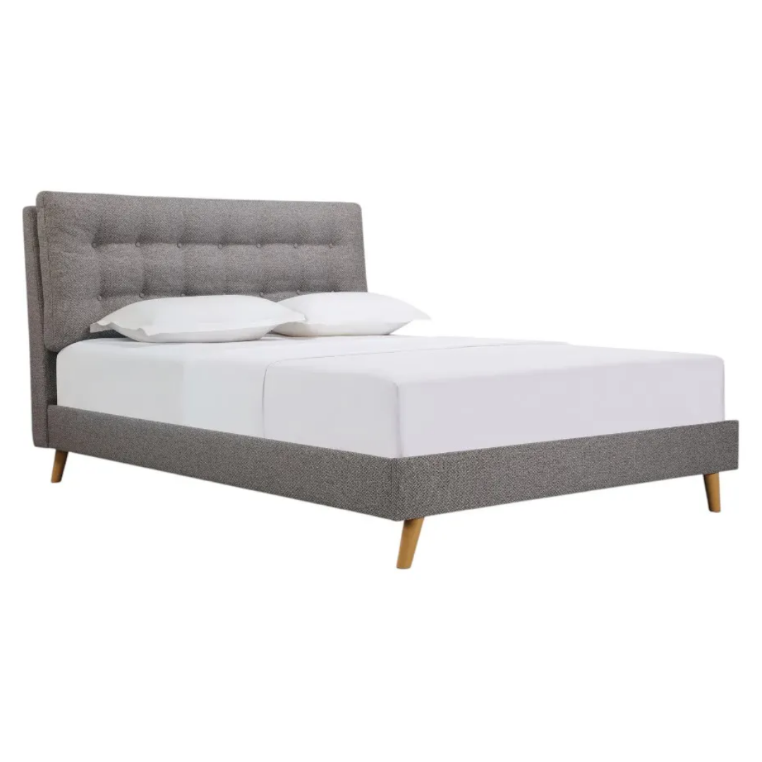 Queen Bed Jiasmin - Grey
