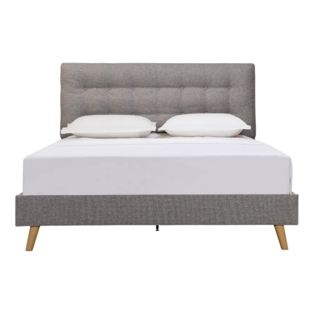 Queen Bed Jiasmin - Grey