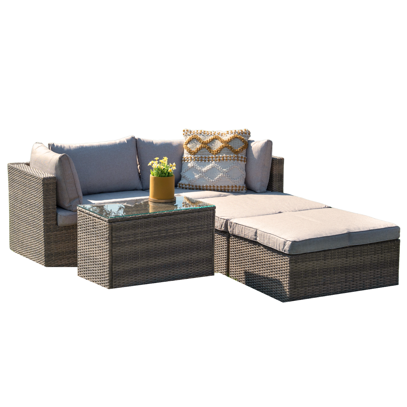 Drammen Mini Sofa Patio Set - 5 pcs.
