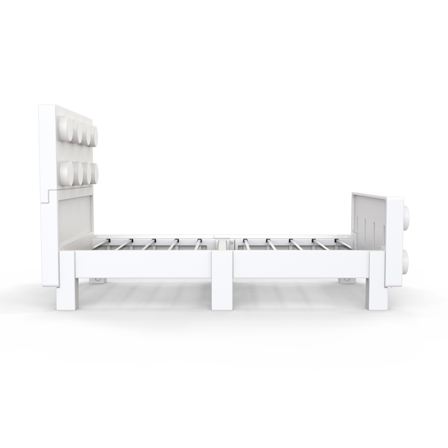 Step 2® Contemporary Builders Twin Bed™ - White