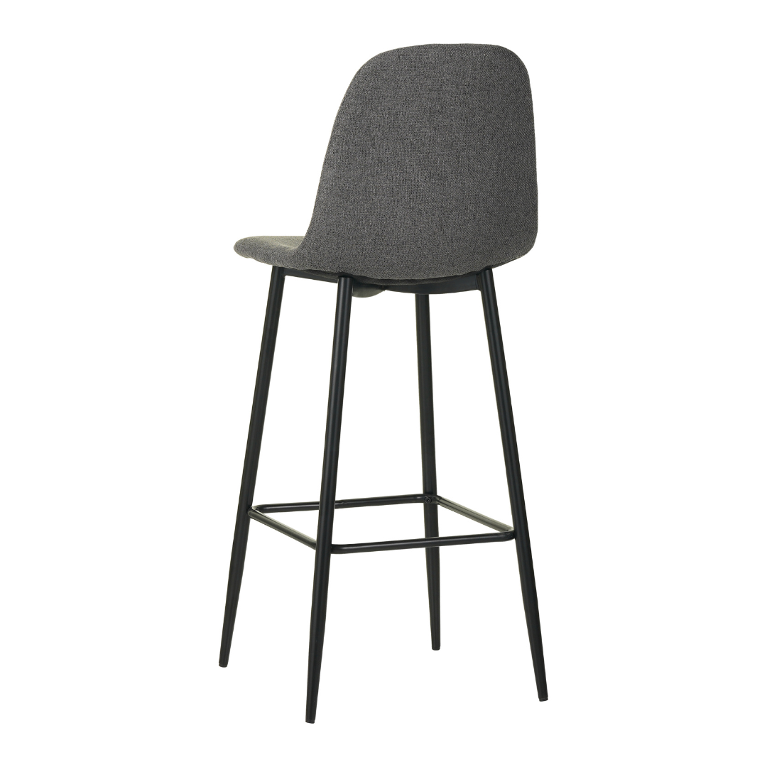 Paula Bar Chair - Dark Grey