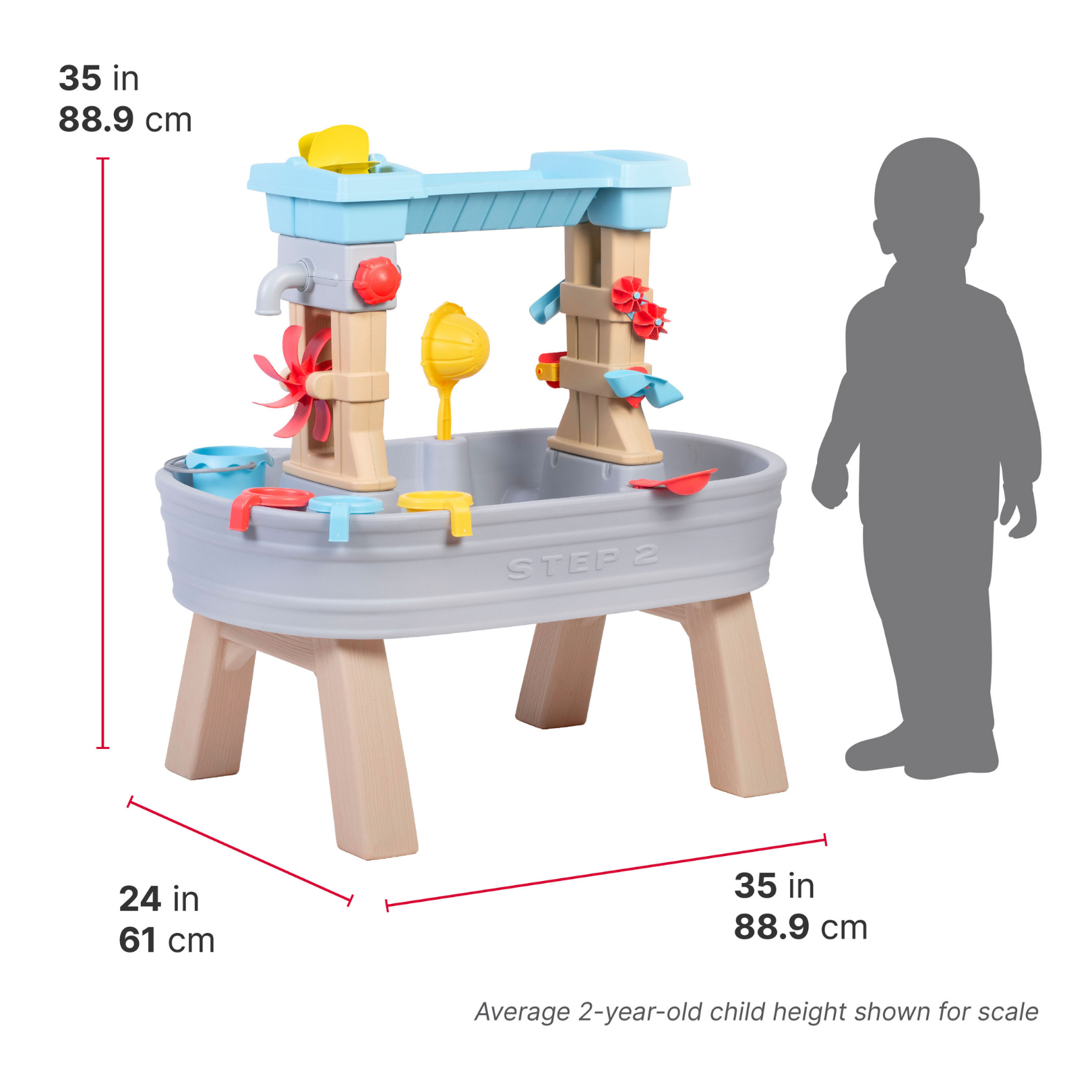 Step 2® Rain Showers & Flow Kids Water Table