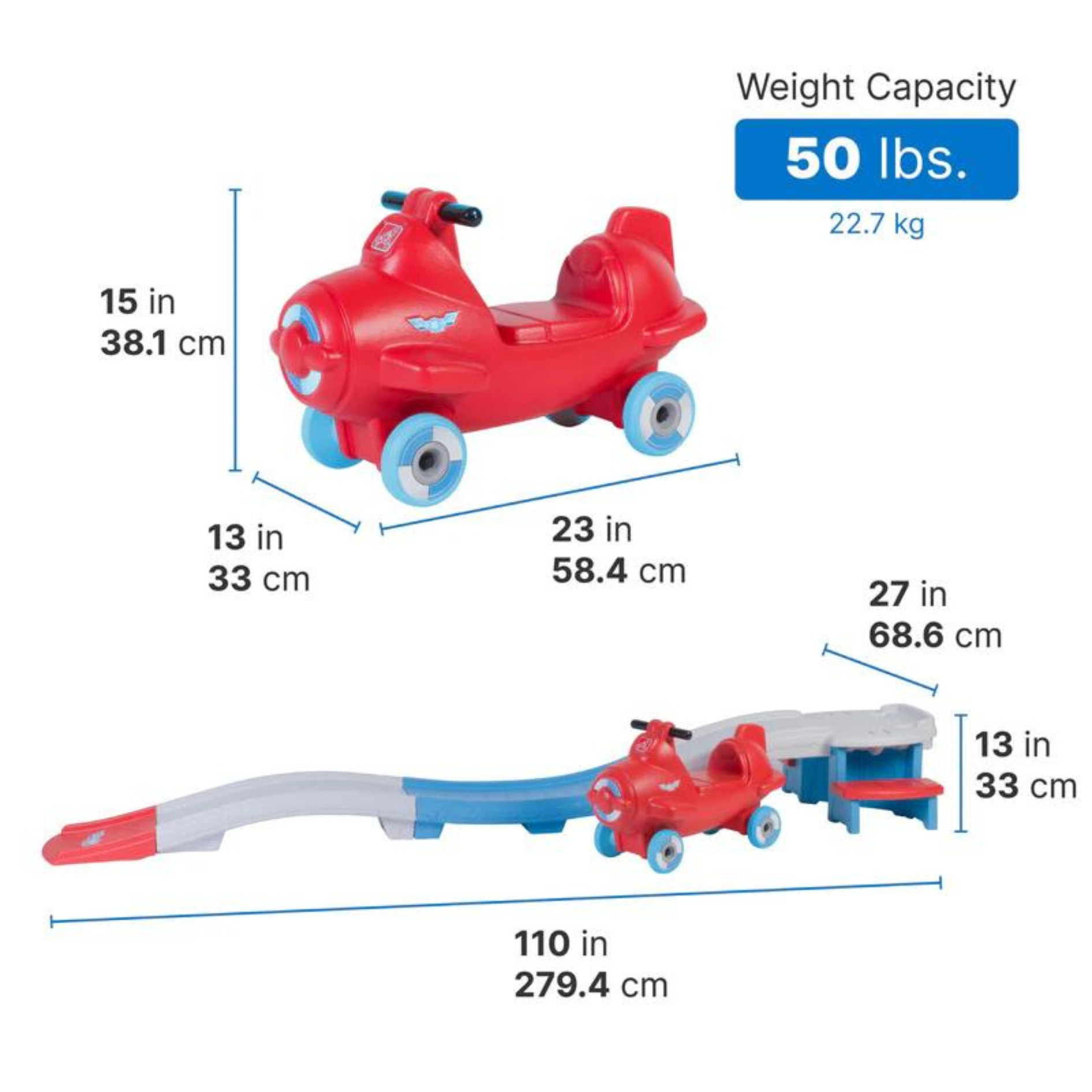 Step 2® Sky Rider Up & Down Roller Coaster