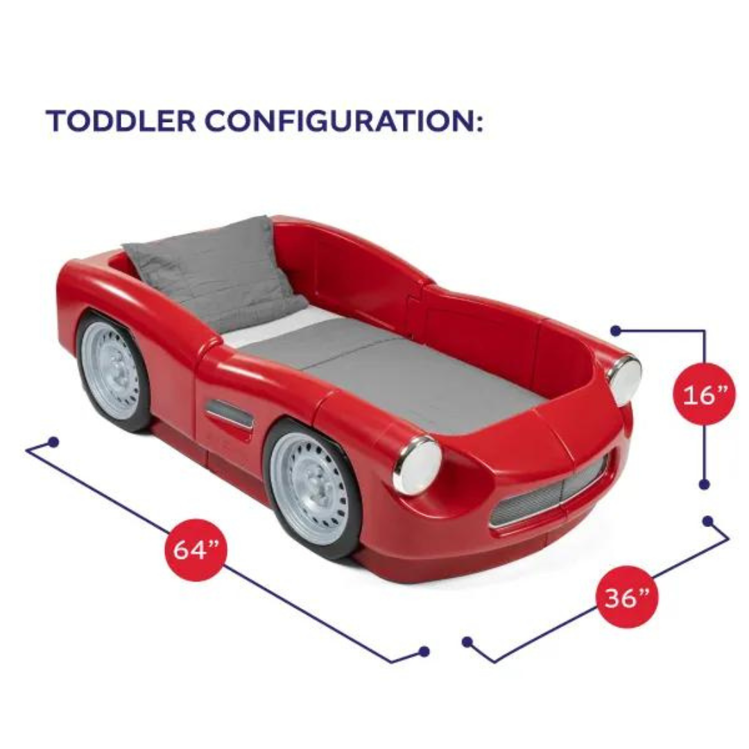 Step 2® Roadster Toddler-To-Twin Bed™ - Red