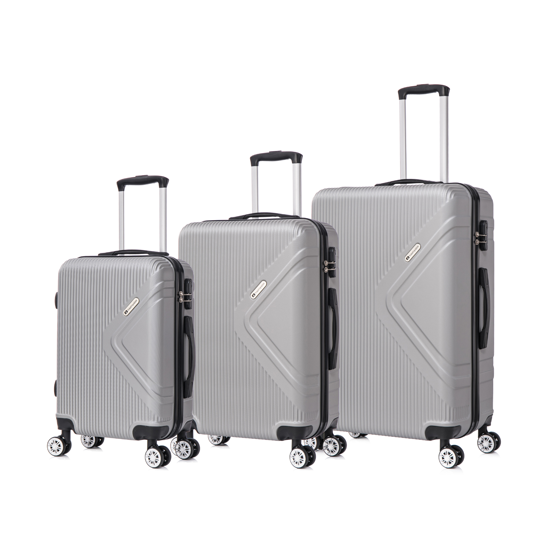 Luggage Set 3 pcs. W / Wheel - Grey