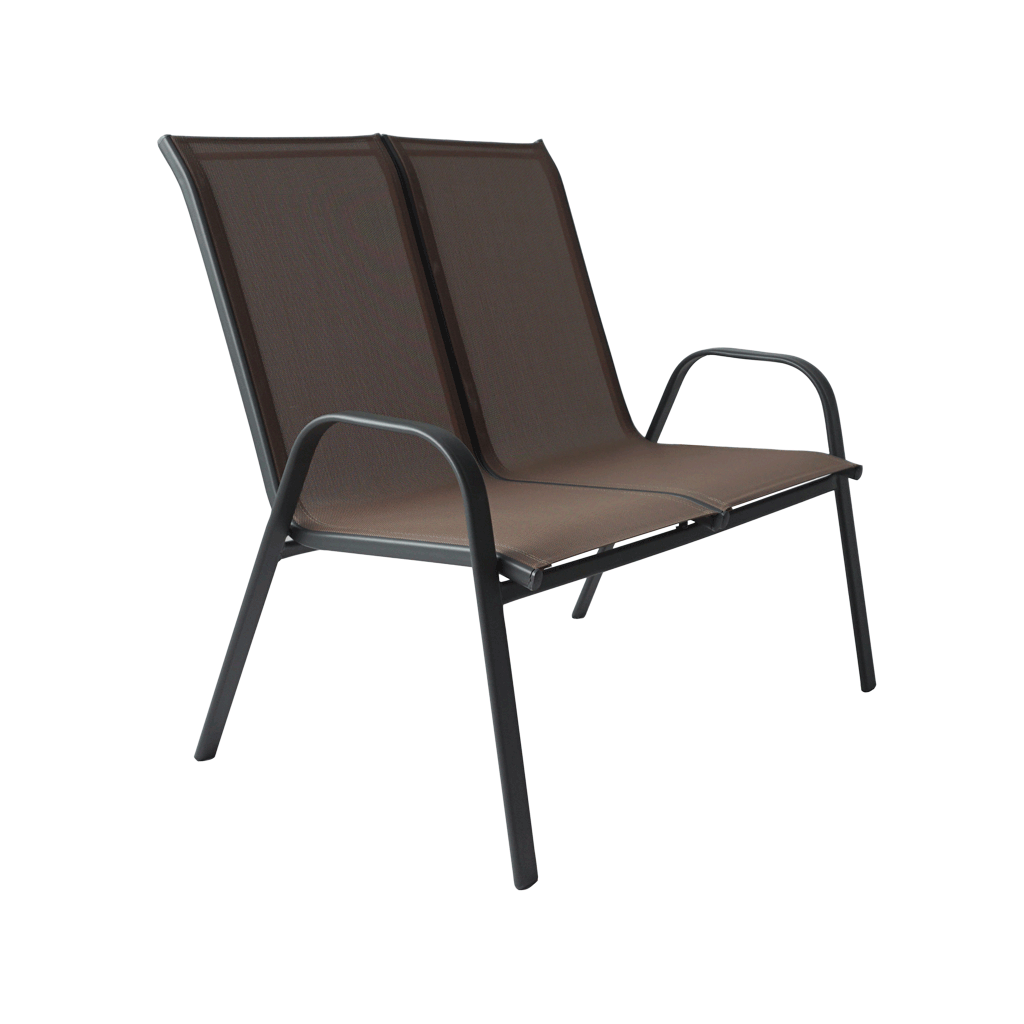 Santiago Double Chair Set - Brown (2 pcs.)