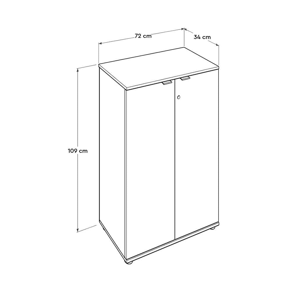 Rio Cabinet W/Two Doors (Natural)