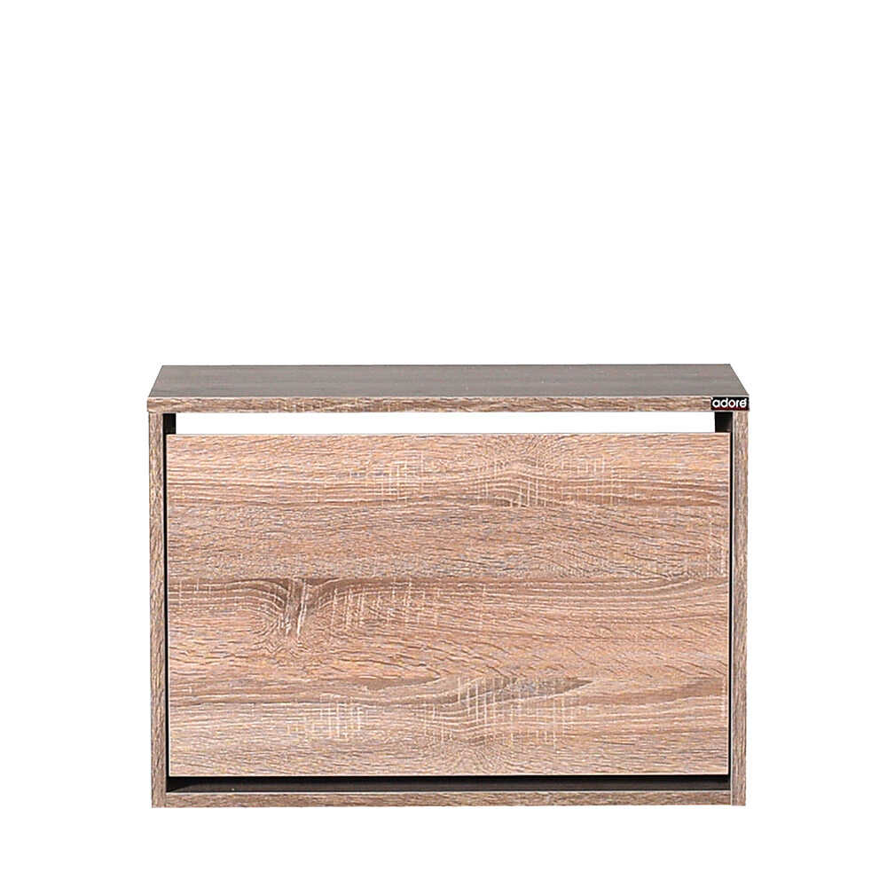 Shoe Cabinet W/Seat & Shoe Storage - Brown
