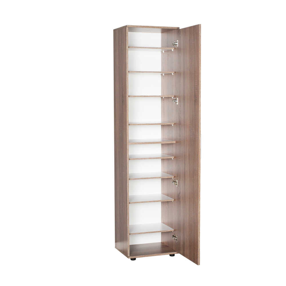 Copy of Shoe Cabinet W/Ten Section & One Door (Brown)