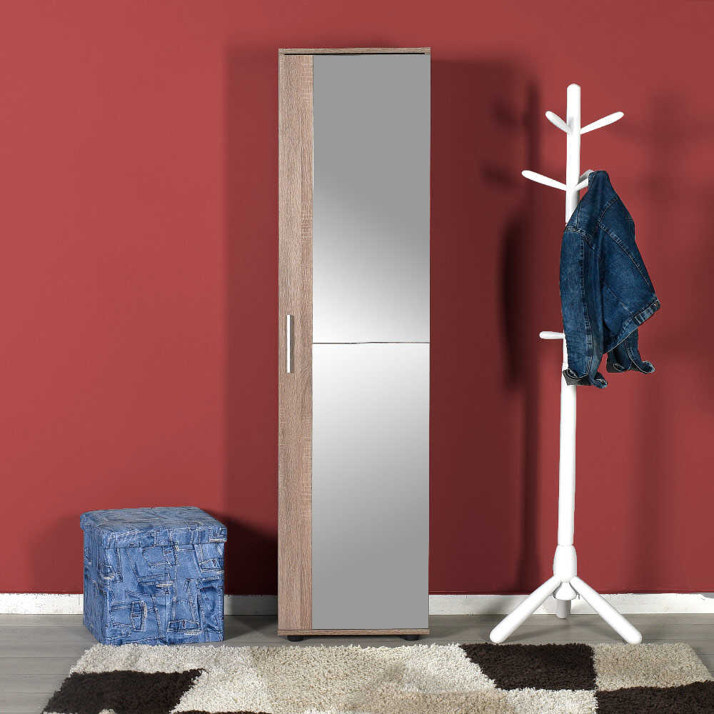 Copy of Shoe Cabinet W/Ten Section & One Door (Brown)