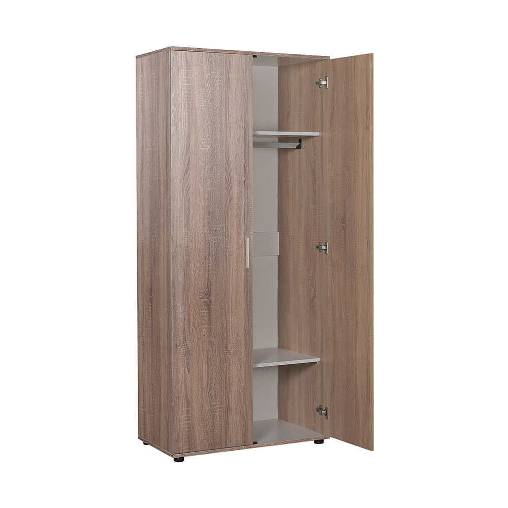 Trend Wardrobe W/Two Doors - Brown