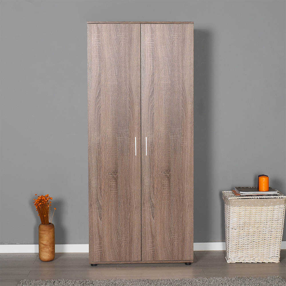 Trend Wardrobe W/Two Doors - Brown