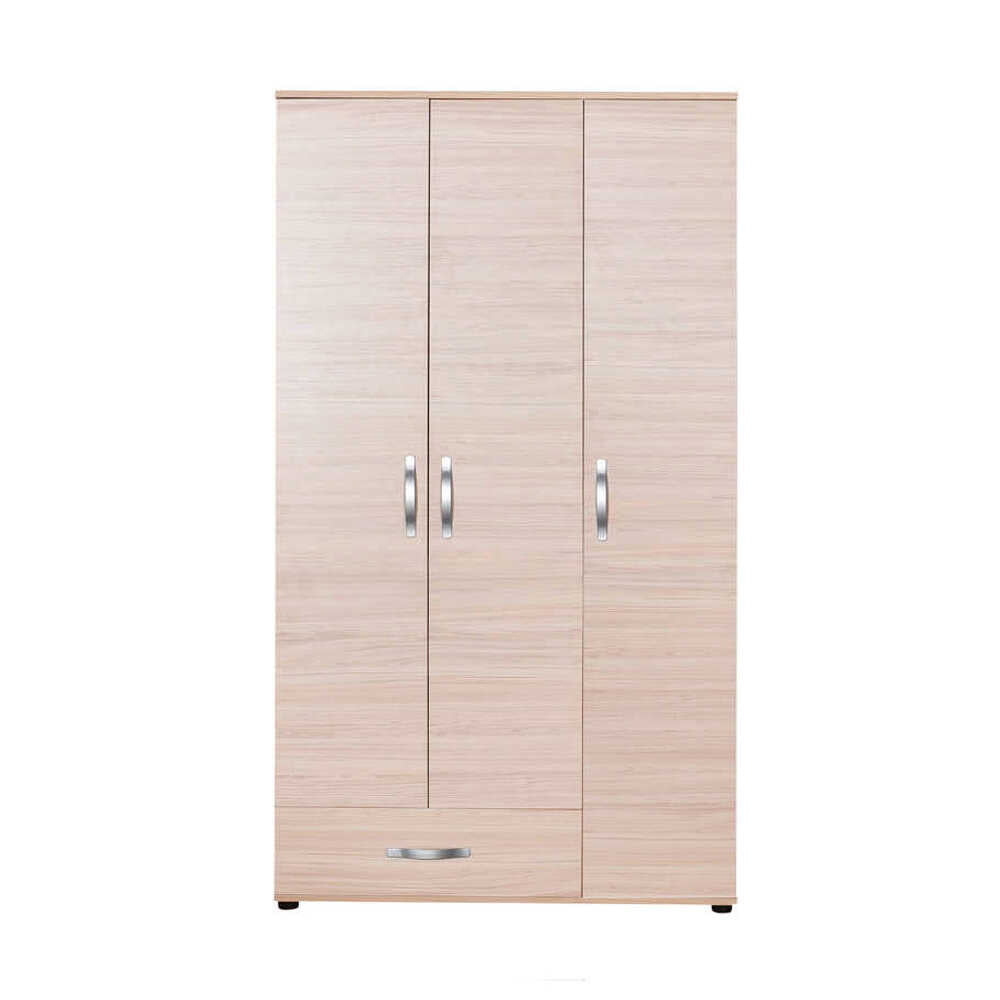 Dynamic Wardrobe W/Three Doors - Natural