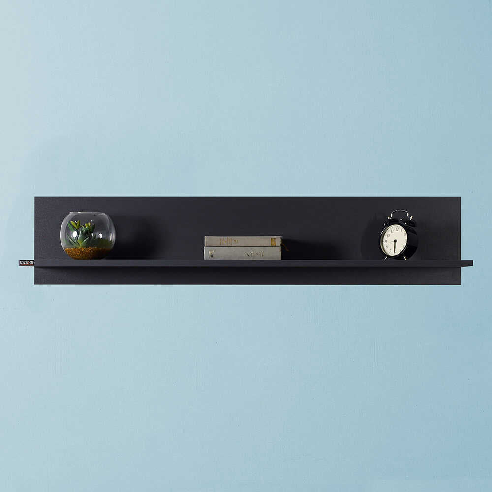 Raf Flat Wall Shelf - Dark Grey