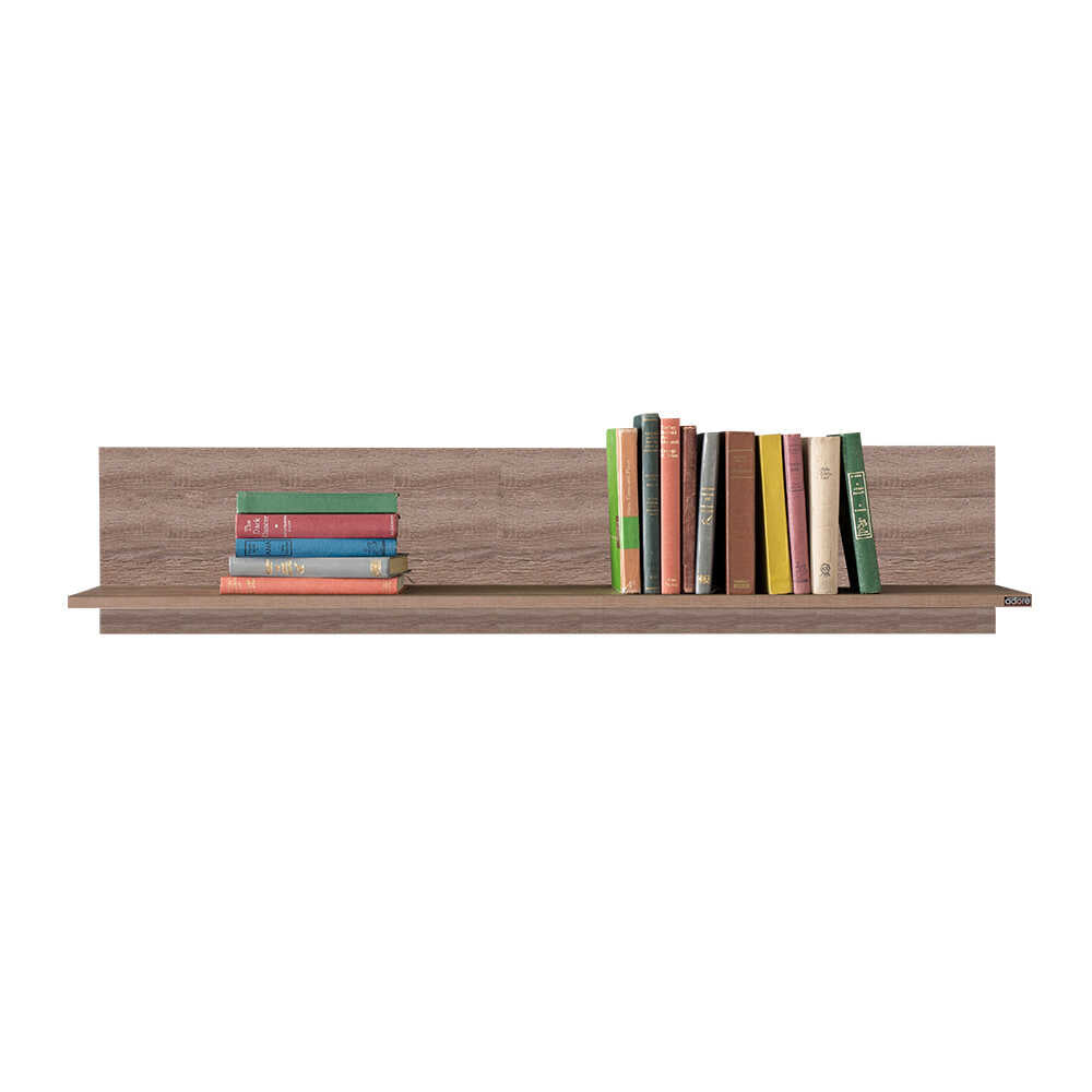 Raf Flat Wall Shelf - Brown