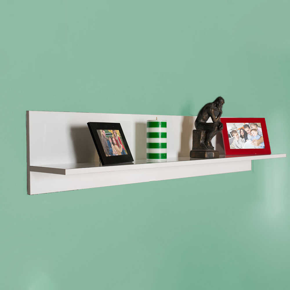 Raf Flat Wall Shelf - White