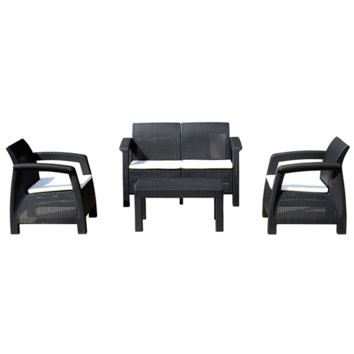 Polet Patio Set - Black