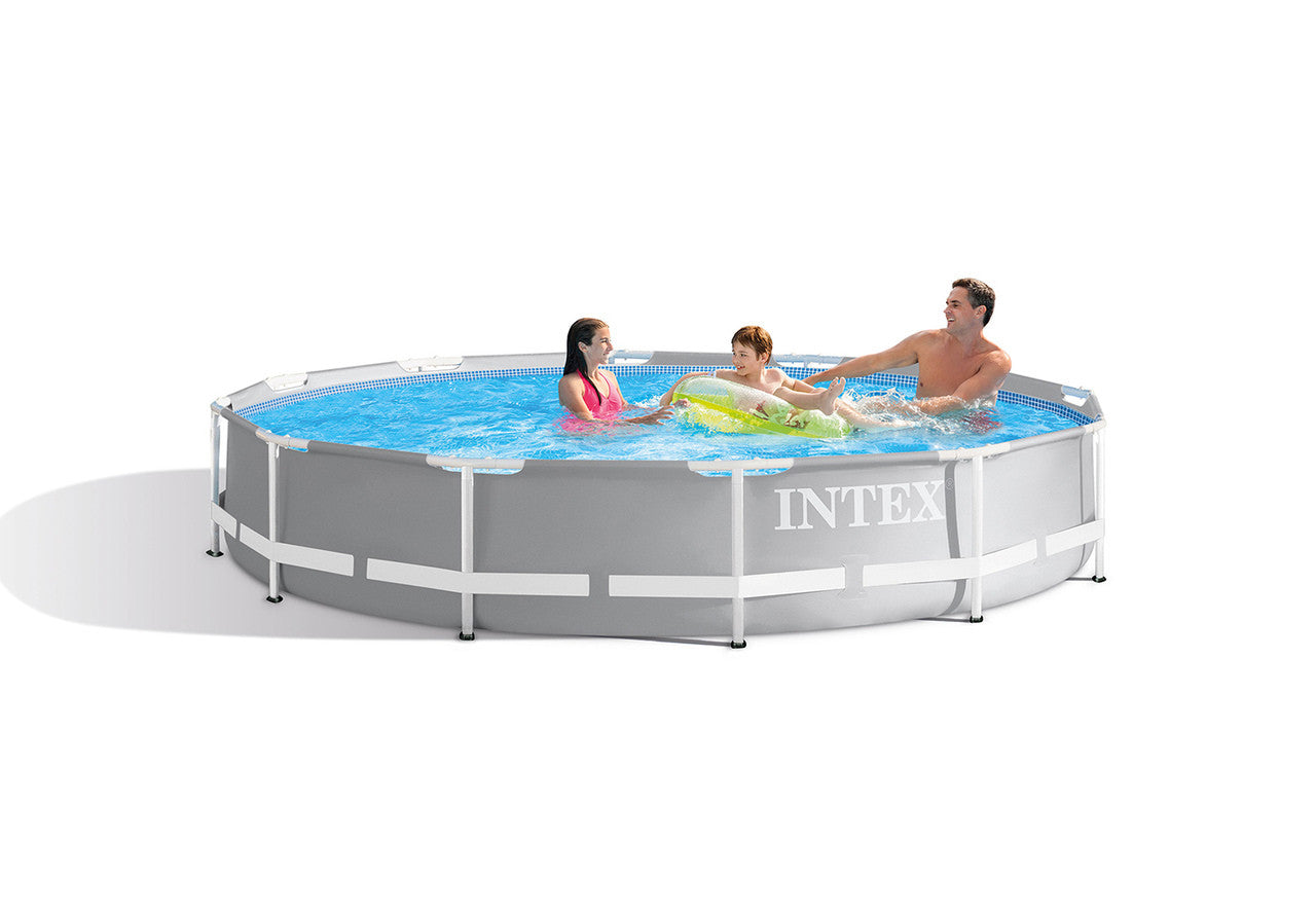 Intex - Above Ground Pool (12FT X 30IN) w/ Filter Pump