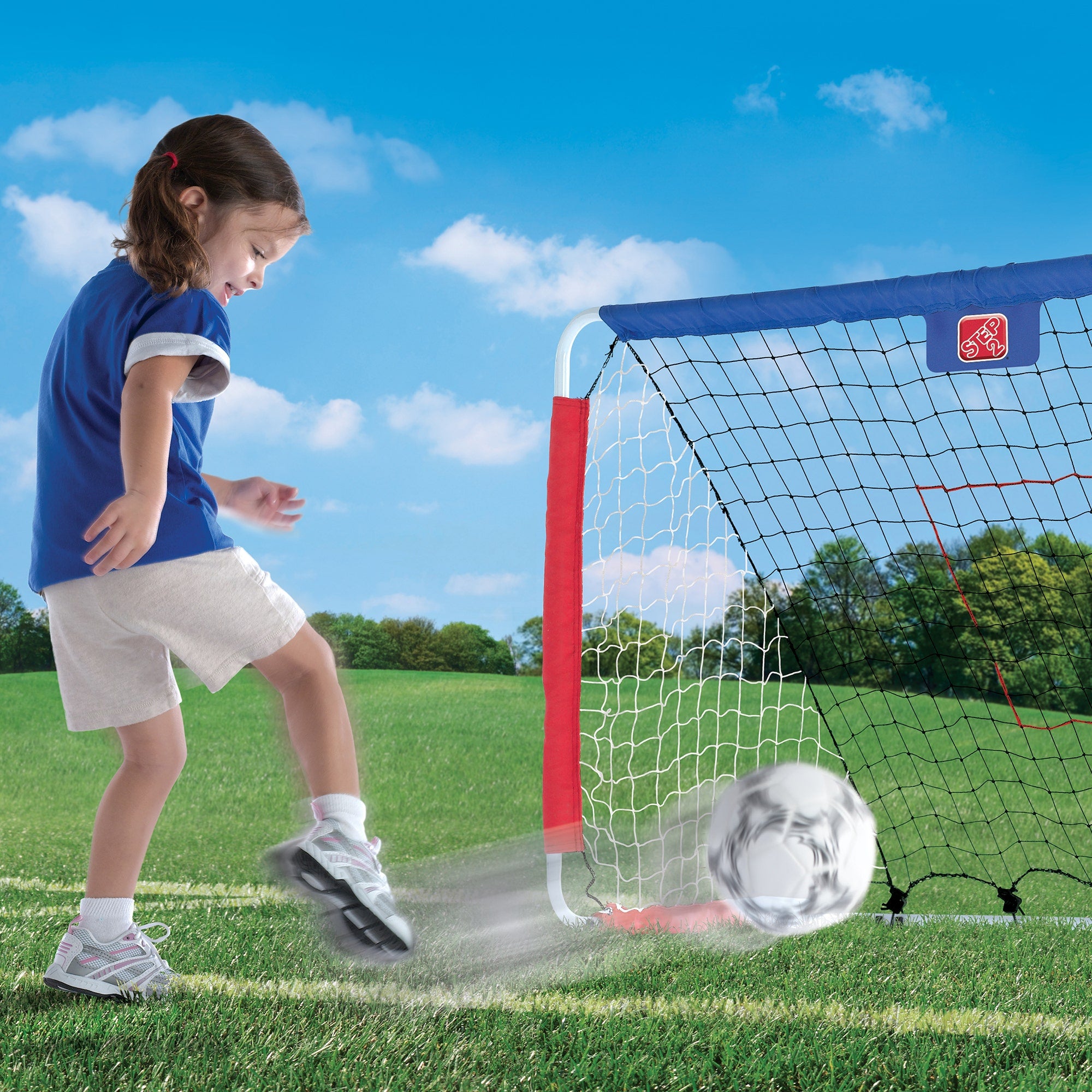 Step 2® Kickback Soccer Goal & Pitch Back™