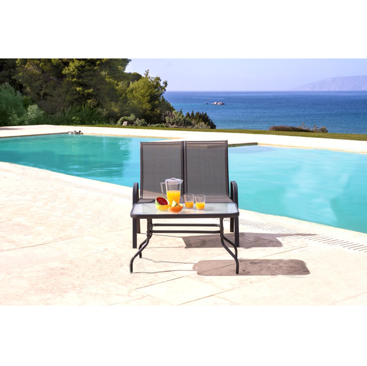 Santiago Double Chair Set - Grey (2 pcs.)